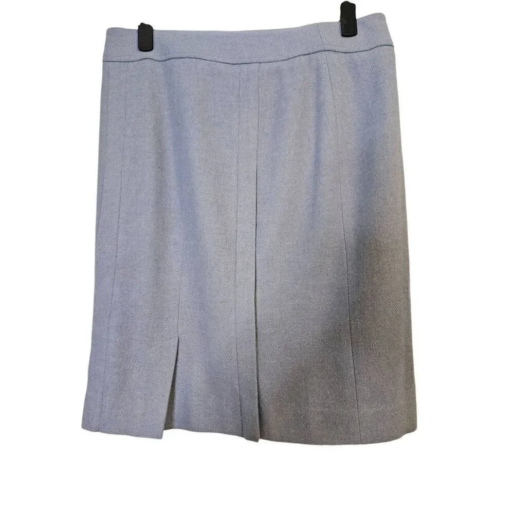 Pendleton wool light blue knee length skirt. NWOT . Size 6.